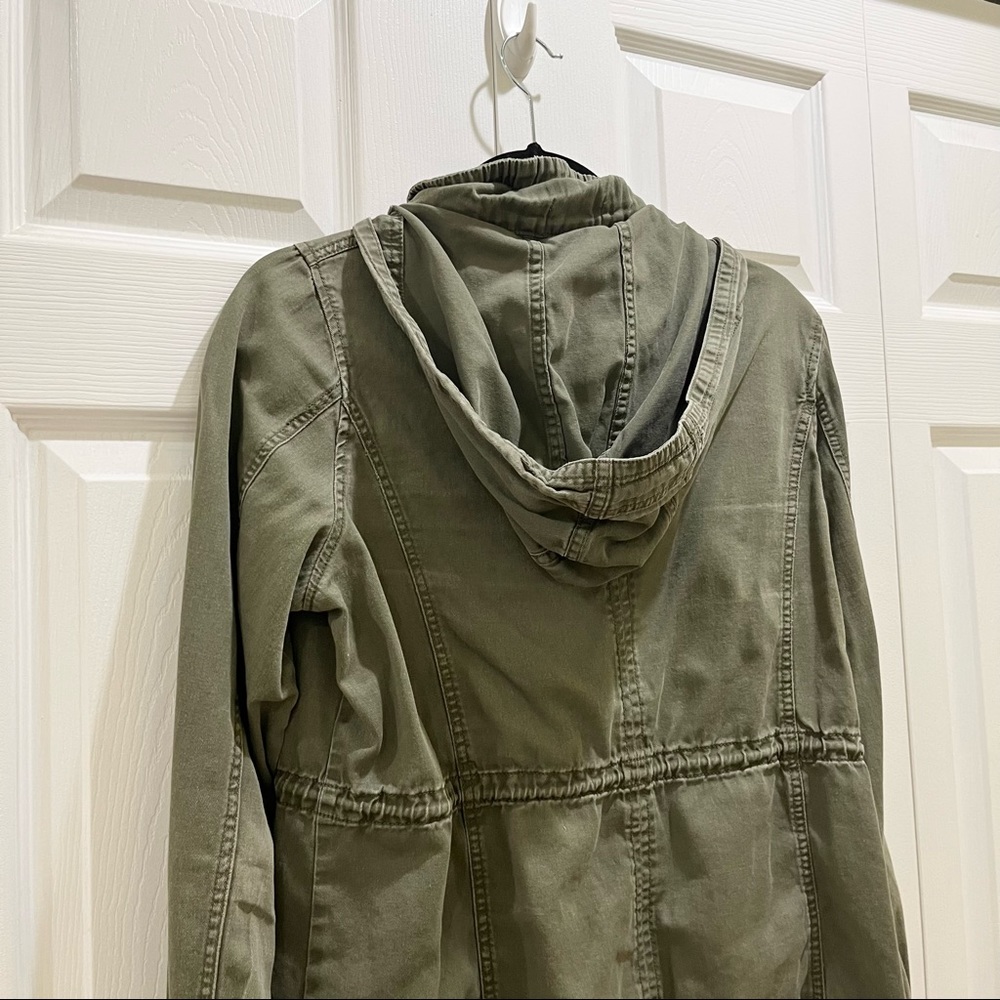 Bajee Collection Green Utility Jacket Large - Picture 7 of 9